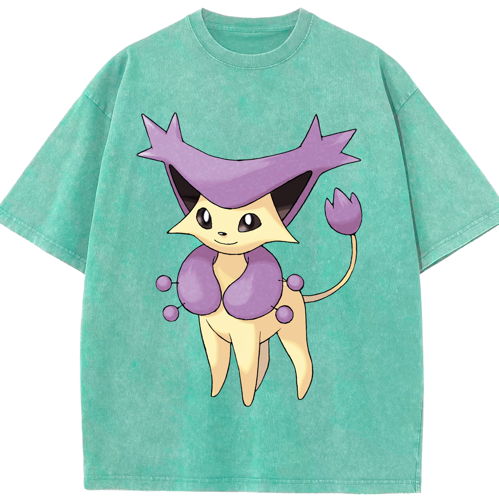 （画像用） ポケットモンスター Pokémon 綿100% ヴィンテージ風 半袖Tシャツ（フロントプリント）